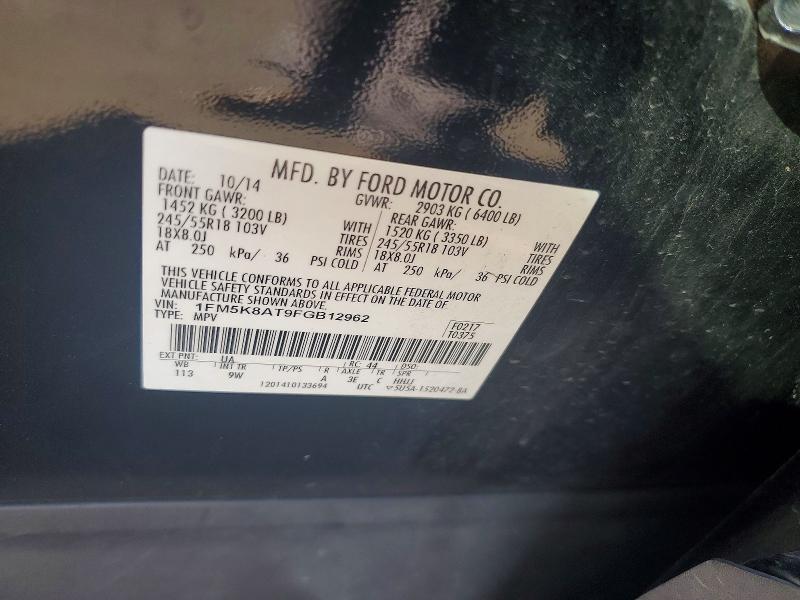 Aukcja sprzedaży 2015 Ford Explorer, vin: 1FM5K8AT9FGB12962, numer aukcji: 58324676