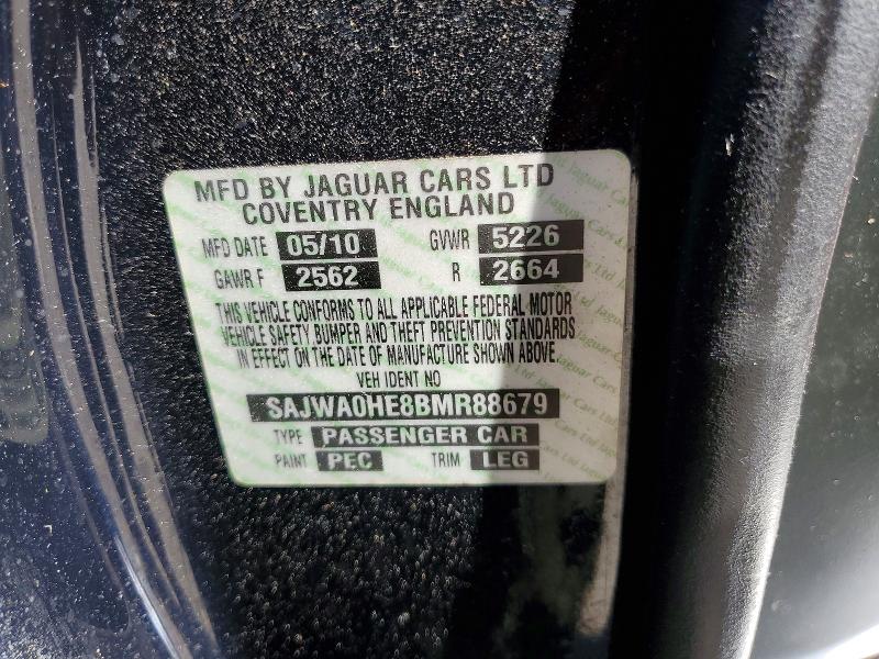 Продаж на аукціоні авто 2011 Jaguar Xf, vin: SAJWA0HE8BMR88679, номер лоту: 58475336