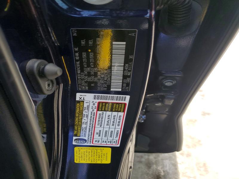 56739386 :رقم المزاد ، 5TDYZRAH7MS527876 vin ، 2021 Toyota Highlander مزاد بيع