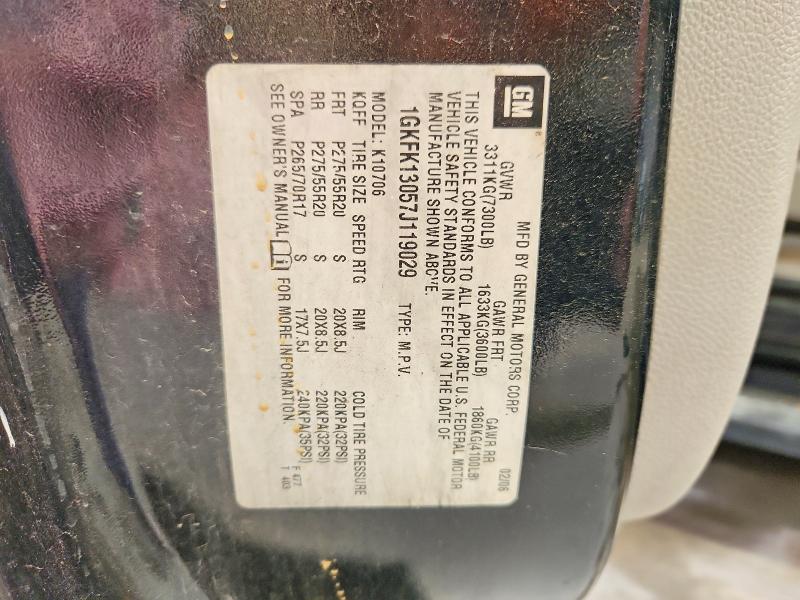 2007 Gmc Yukon მანქანა იყიდება აუქციონზე, vin: 1GKFK13057J119029, აუქციონის ნომერი: 55788316