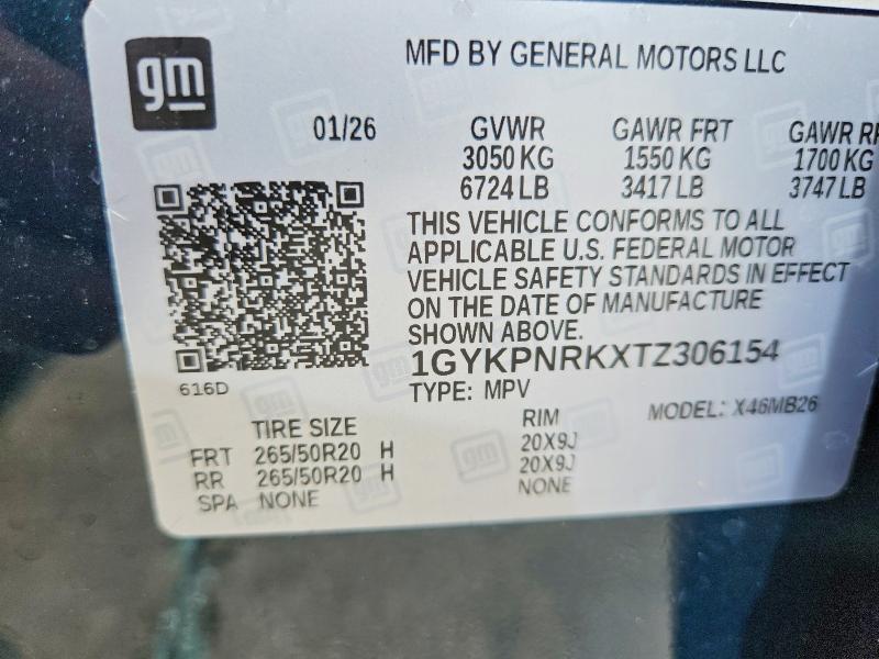 Продажа на аукционе авто 2026 Cadillac Lyriq, vin: 1GYKPNRKXTZ306154, номер лота: 56547806