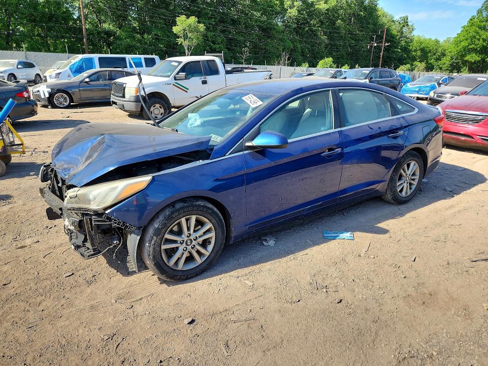 2015 Hyundai Sonata მანქანა იყიდება აუქციონზე, vin: 5NPE24AF8FH182715, აუქციონის ნომერი: 55614396