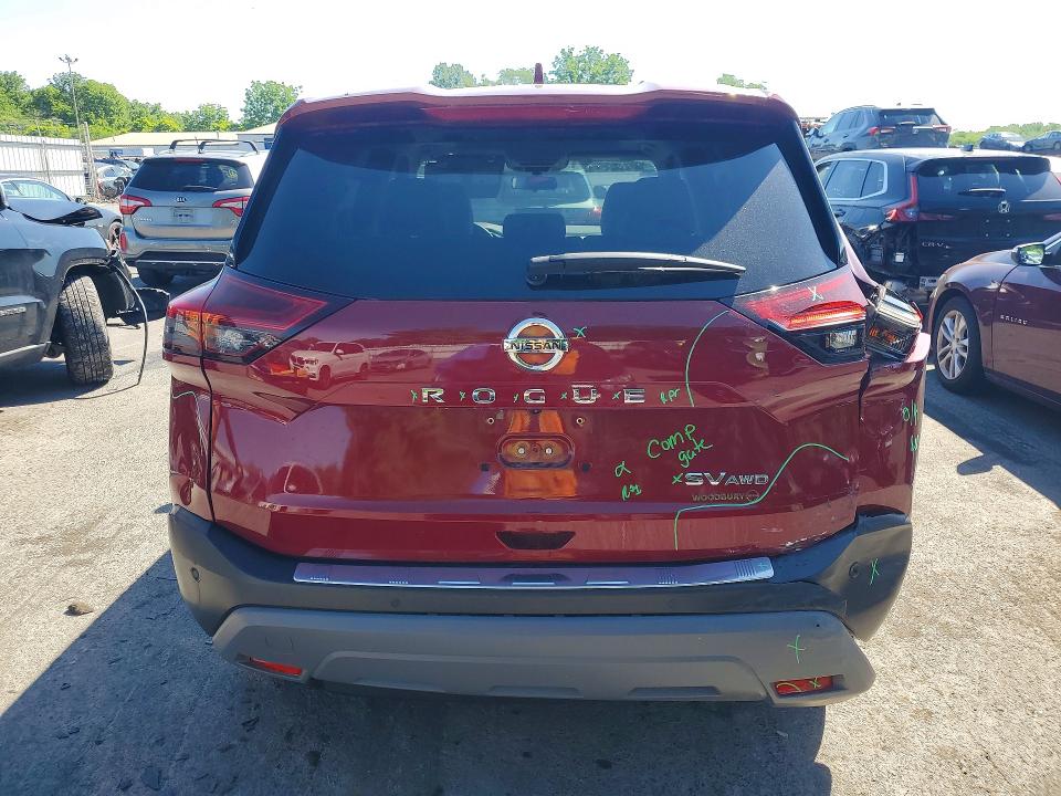 2021 Nissan Rogue მანქანა იყიდება აუქციონზე, vin: JN8AT3BB9MW236620, აუქციონის ნომერი: 55557296