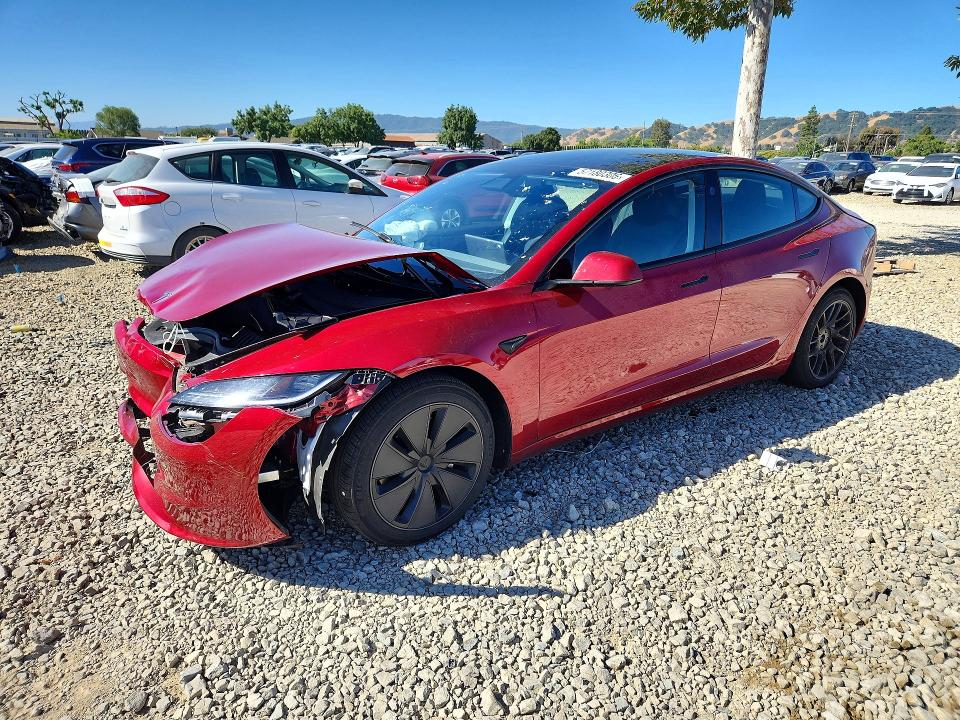 2024 Tesla Model 3 მანქანა იყიდება აუქციონზე, vin: 5YJ3E1EB7RF769852, აუქციონის ნომერი: 57180306