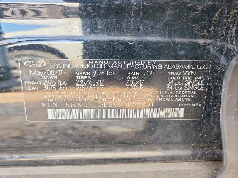 Продаж на аукціоні авто 2018 Hyundai Santa Fe Sport, vin: 5NMZUDLB8JH059461, номер лоту: 57913566