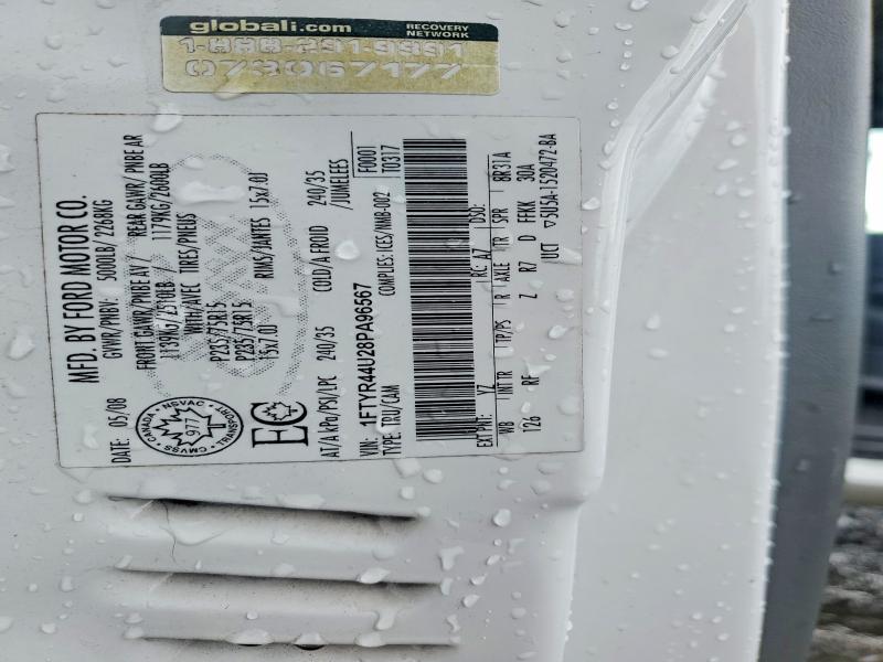2008 Ford Ranger მანქანა იყიდება აუქციონზე, vin: 1FTYR44U28PA96567, აუქციონის ნომერი: 56705716