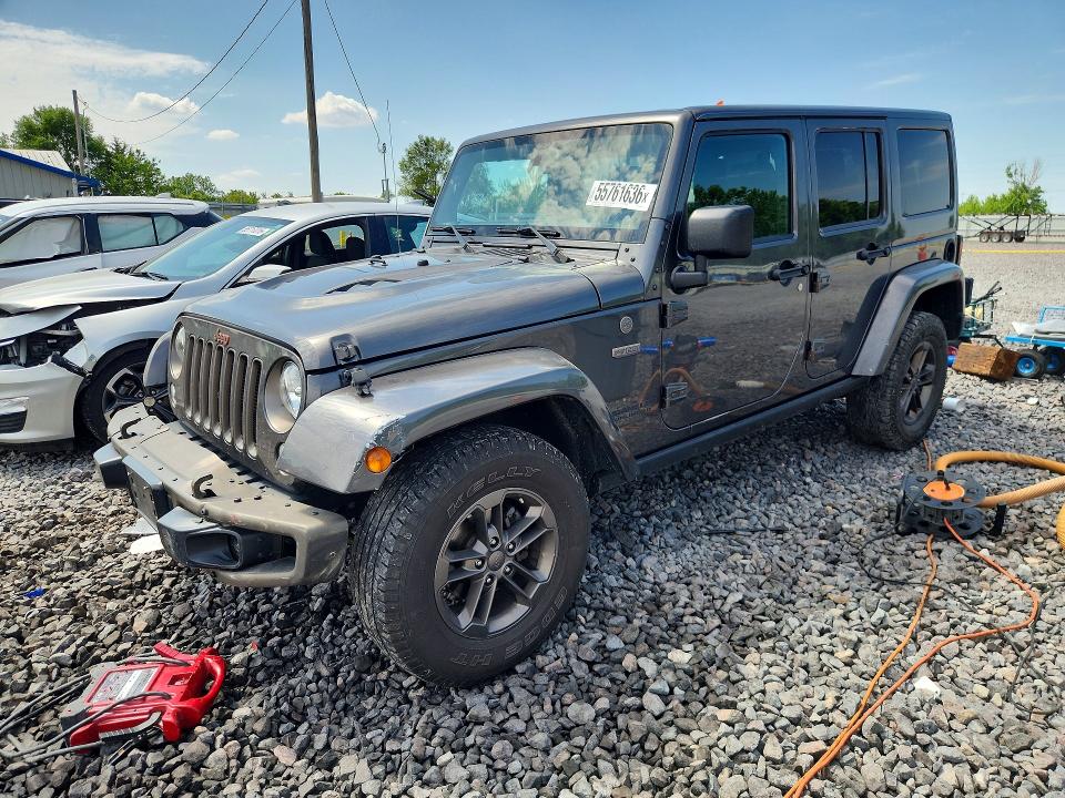 2016 Jeep Wrangler Unlimited მანქანა იყიდება აუქციონზე, vin: 1C4BJWEG6GL348831, აუქციონის ნომერი: 55761636