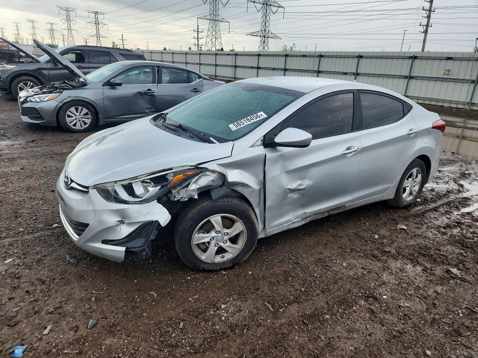 58518456 :رقم المزاد ، 5NPDH4AE3FH565995 vin ، 2015 Hyundai Elantra مزاد بيع