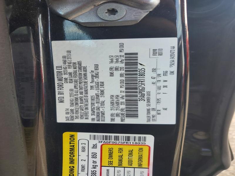 Продажа на аукционе авто 2015 Ford Fusion, vin: 3FA6P0G75FR118035, номер лота: 56062516