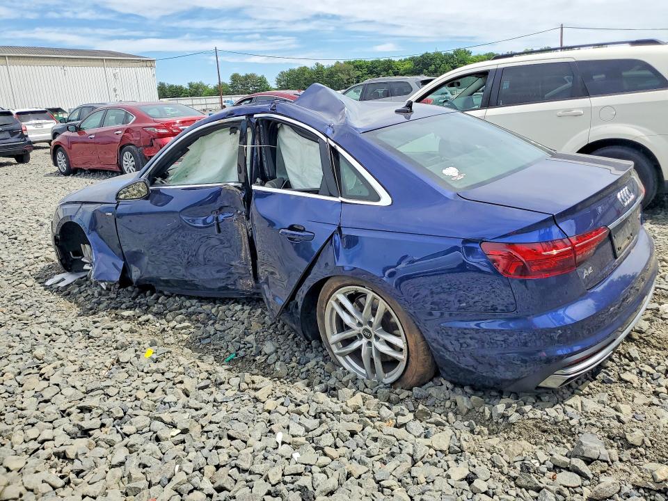 Продаж на аукціоні авто 2022 Audi A4, vin: WAUDAAF41NN004743, номер лоту: 57780276
