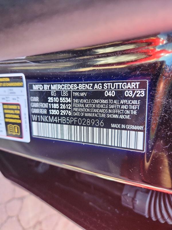 Продажа на аукционе авто 2023 Mercedes-benz Glc, vin: W1NKM4HB5PF028936, номер лота: 55781466
