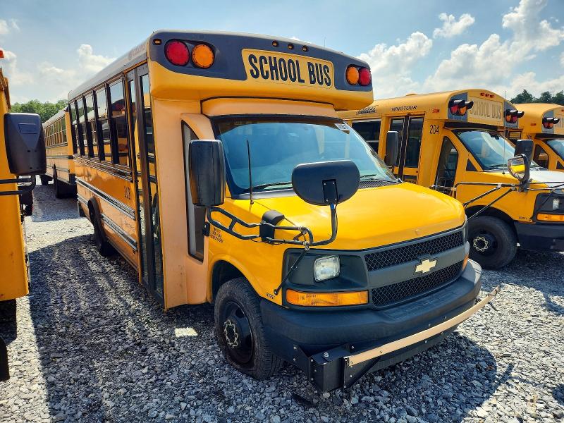 41631796 :رقم المزاد ، 1GB6G5BG9E1165239 vin ، 2014 Chev Bus مزاد بيع