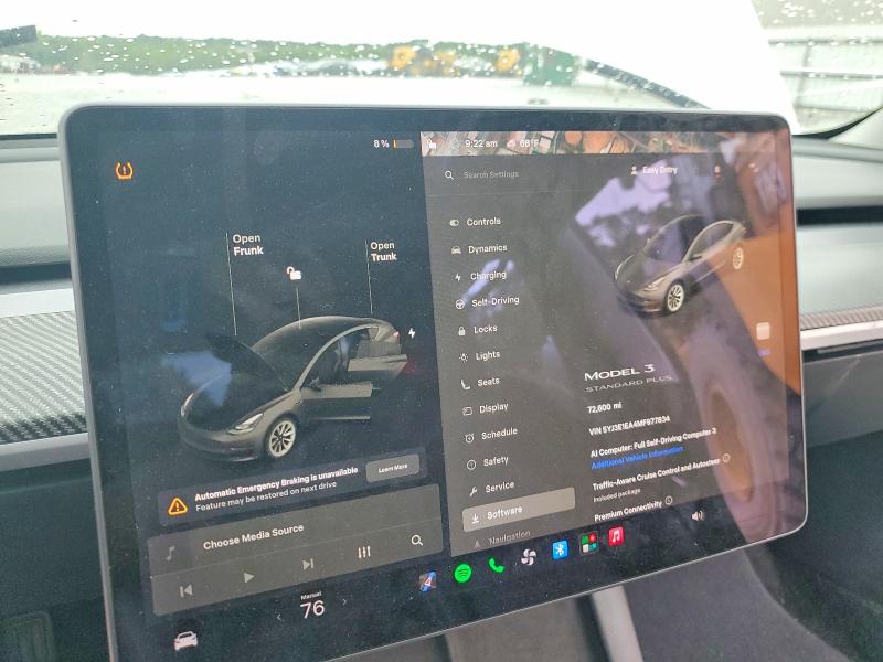 Aukcja sprzedaży 2021 Tesla Model 3, vin: 5YJ3E1EA4MF977834, numer aukcji: 57354686