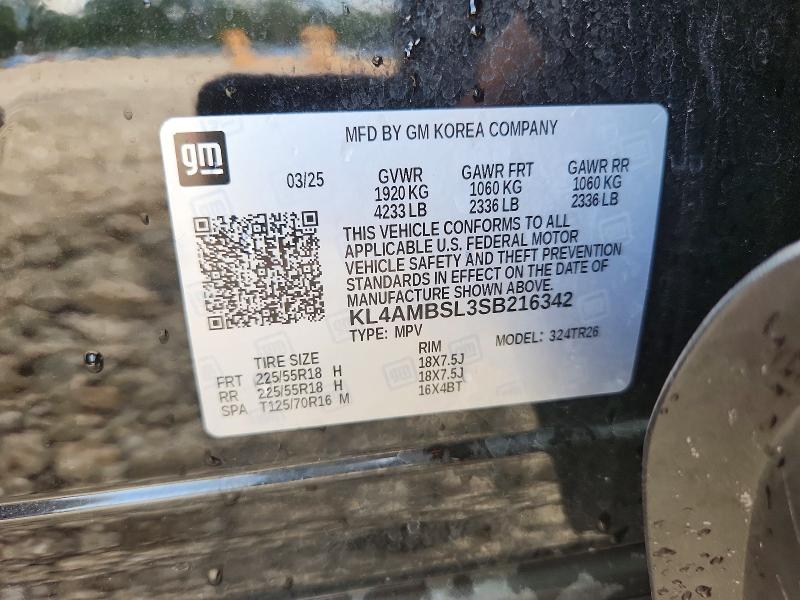 Aukcja sprzedaży 2025 Buick Encore Gx, vin: KL4AMBSL3SB216342, numer aukcji: 56652726