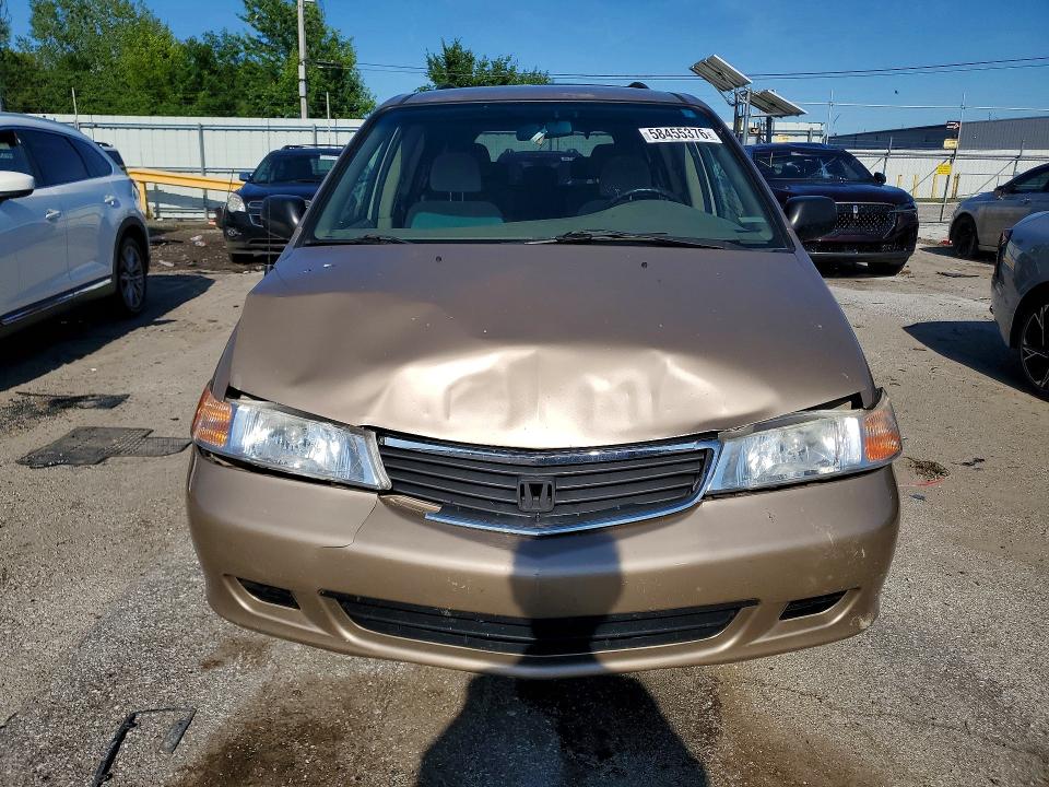 58455376 :رقم المزاد ، 2HKRL18521H545481 vin ، 2001 Honda Odyssey مزاد بيع