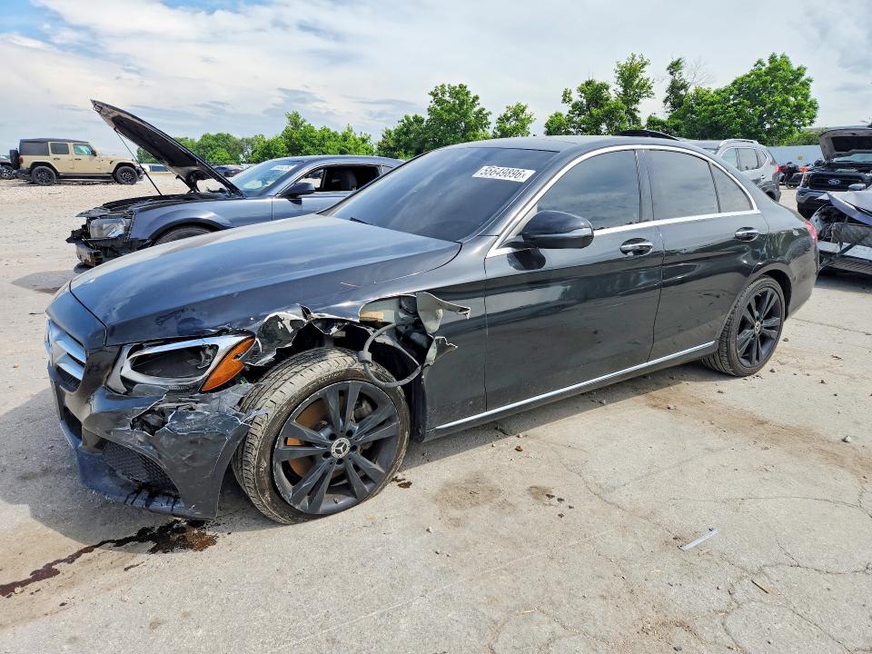 2018 Mercedes-benz C მანქანა იყიდება აუქციონზე, vin: WDDWF4KB3JR390044, აუქციონის ნომერი: 55649896