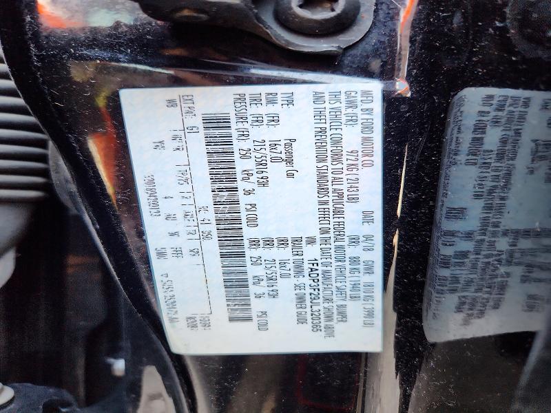 2018 Ford Focus მანქანა იყიდება აუქციონზე, vin: 1FADP3F29JL320365, აუქციონის ნომერი: 56093366