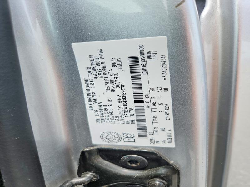 Продажа на аукционе авто 2019 Ford F150, vin: 1FTEW1E43KFB96781, номер лота: 56585396