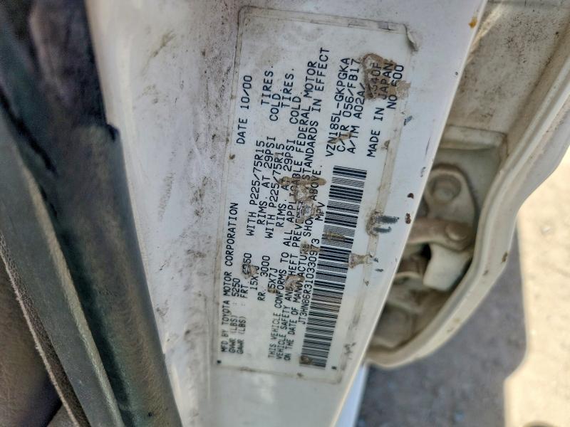 Продаж на аукціоні авто 2001 Toyota 4runner, vin: JT3HN86R310330973, номер лоту: 55920276