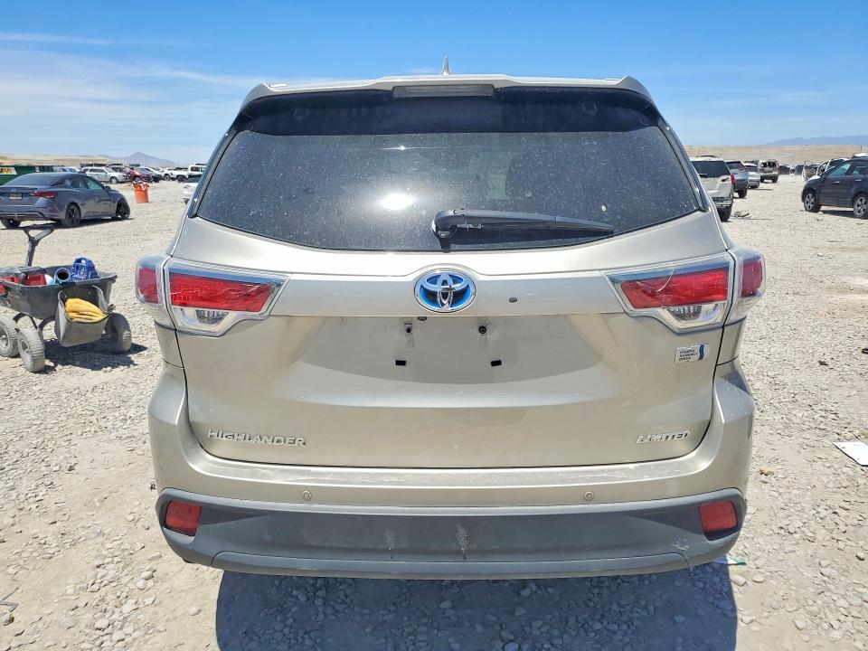 Продаж на аукціоні авто 2015 Toyota Highlander Hybrid, vin: 5TDDCRFHXFS012284, номер лоту: 57576776