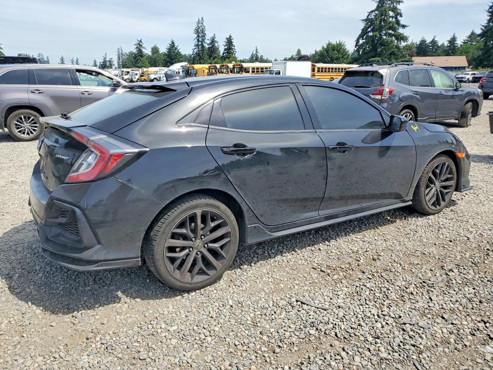 58468586 :رقم المزاد ، SHHFK7H40MU409609 vin ، 2021 Honda Civic مزاد بيع