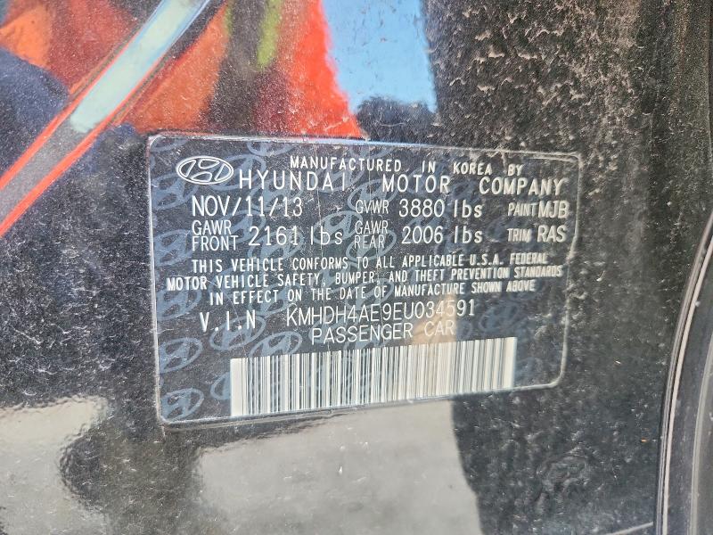 Продажа на аукционе авто 2014 Hyundai Elantra, vin: KMHDH4AE9EU034591, номер лота: 59382716