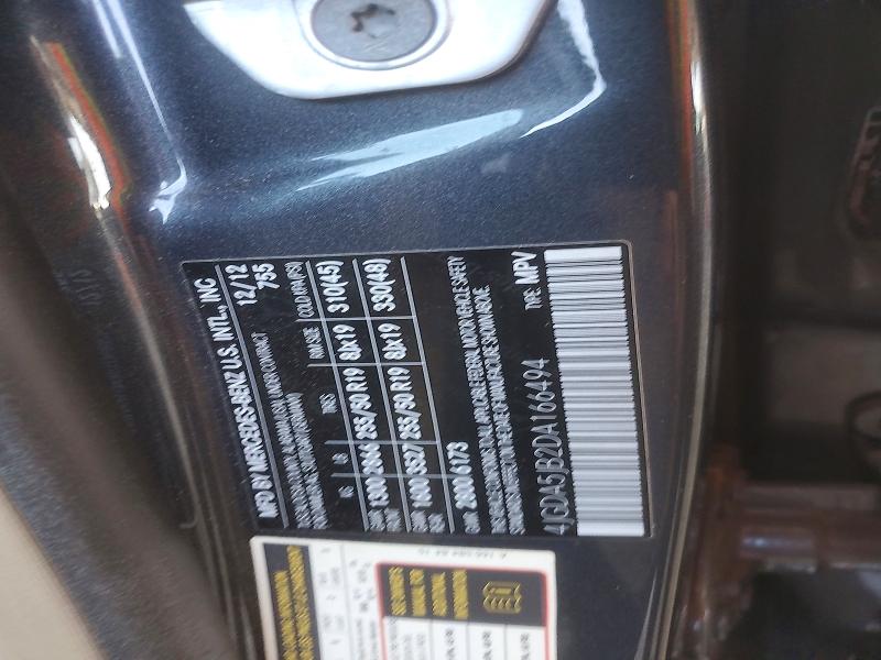 Продажа на аукционе авто 2013 Mercedes-benz Ml, vin: 4JGDA5JB2DA166494, номер лота: 56514556