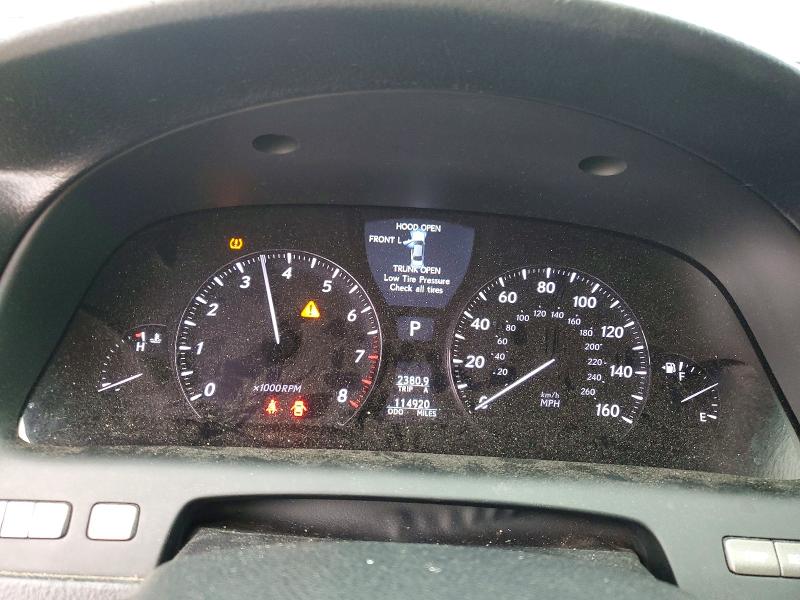2008 Lexus Ls მანქანა იყიდება აუქციონზე, vin: JTHBL46F585062350, აუქციონის ნომერი: 57301226