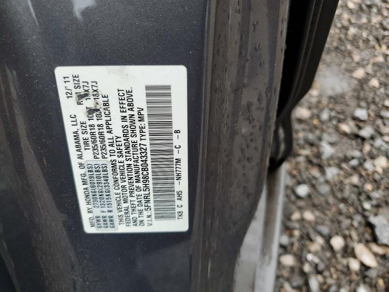 Продажа на аукционе авто 2012 Honda Odyssey, vin: 5FNRL5H98CB043327, номер лота: 51152866