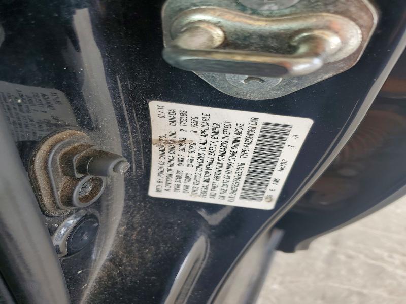 Aukcja sprzedaży 2014 Honda Civic, vin: 2HGFB2F54EH512416, numer aukcji: 58109916
