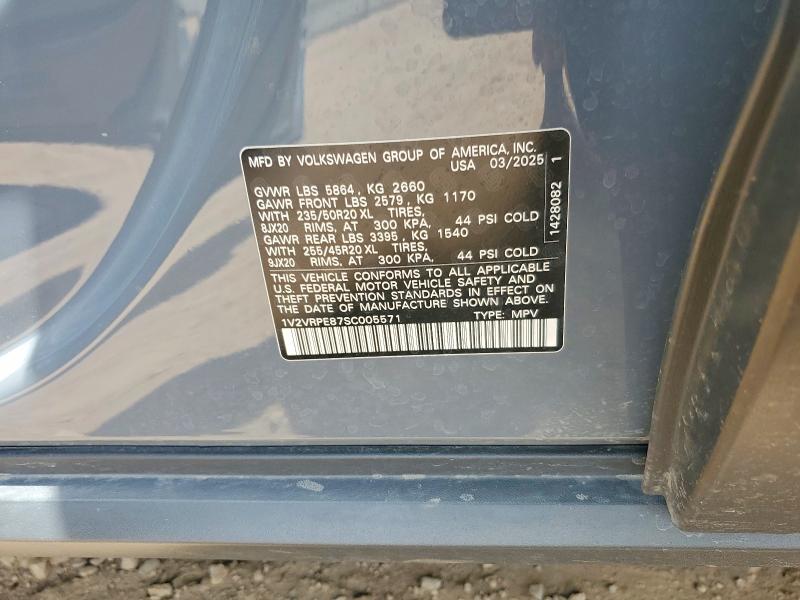 Aukcja sprzedaży 2025 Volkswagen Id.4, vin: 1V2VRPE87SC005571, numer aukcji: 56486036