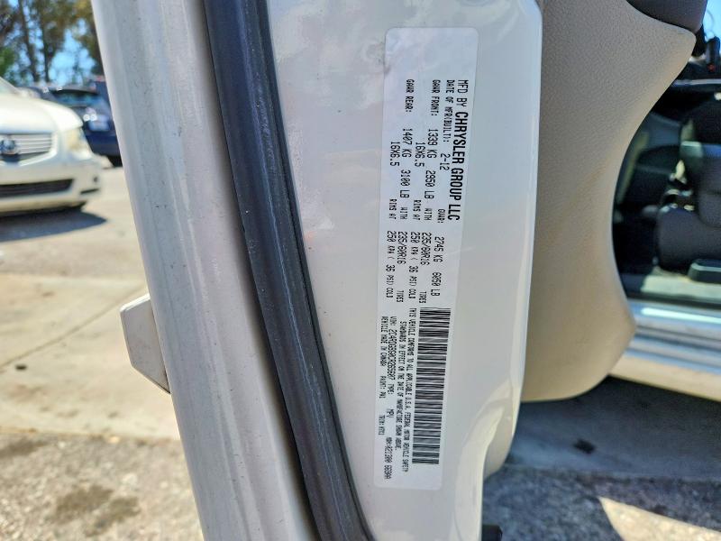 Продажа на аукционе авто 2012 Dodge Grand Caravan, vin: 2C4RDGBG0CR265607, номер лота: 56372966