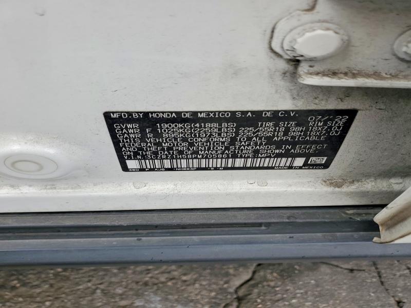Aukcja sprzedaży 2023 Honda Hr-v, vin: 3CZRZ1H58PM705861, numer aukcji: 57752936