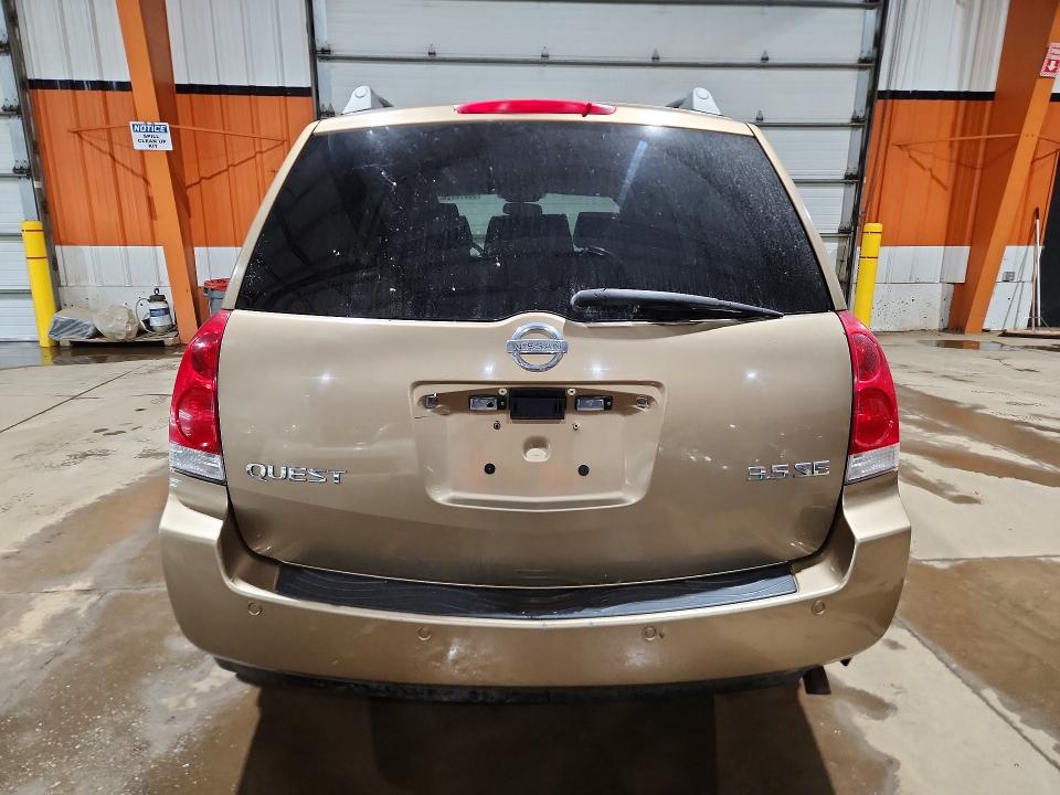2004 Nissan Quest მანქანა იყიდება აუქციონზე, vin: 5N1BV28U24N339036, აუქციონის ნომერი: 55978726