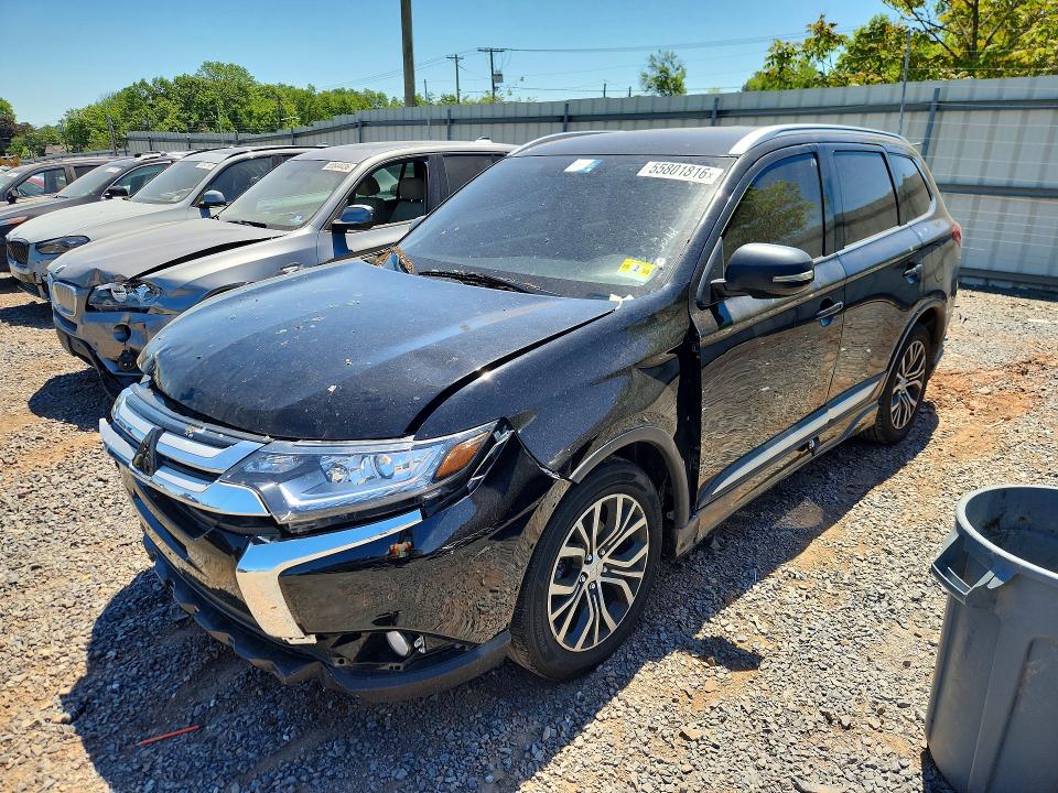 Продаж на аукціоні авто 2018 Mitsubishi Outlander, vin: JA4AZ3A30JJ005922, номер лоту: 55801816