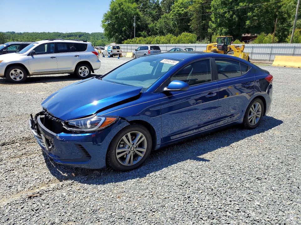 2017 Hyundai Elantra მანქანა იყიდება აუქციონზე, vin: 5NPD84LF7HH134245, აუქციონის ნომერი: 55846756