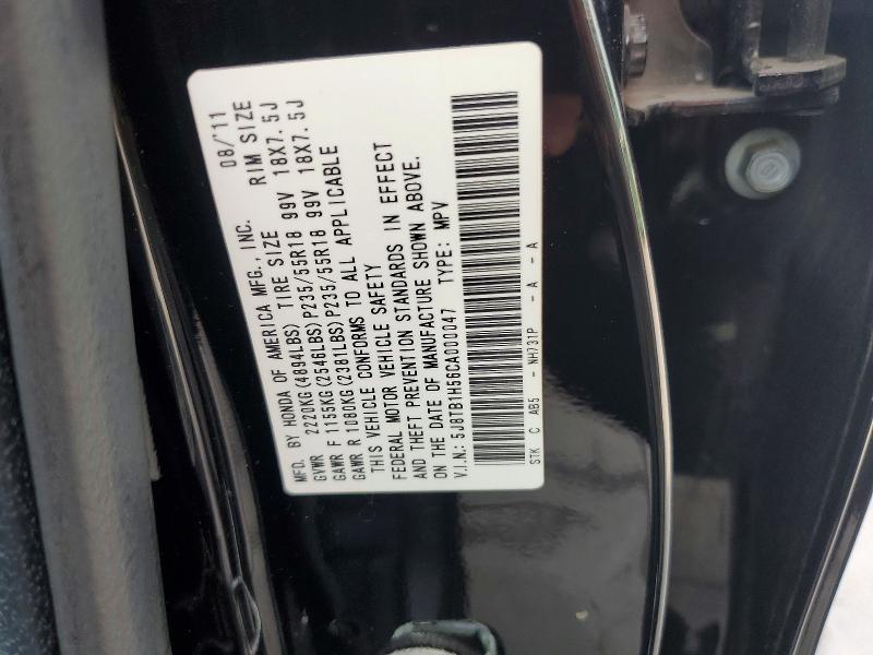 Aukcja sprzedaży 2012 Acura Rdx, vin: 5J8TB1H56CA000047, numer aukcji: 55982776