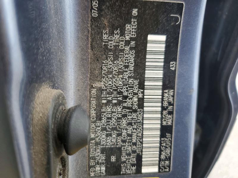 58525066 :رقم المزاد ، JTEEP21A050134823 vin ، 2005 Toyota Highlander مزاد بيع