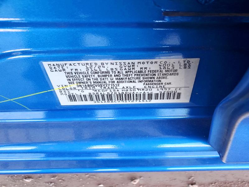Aukcja sprzedaży 2025 Nissan Sentra, vin: 3N1AB8CV9SY271512, numer aukcji: 56713816