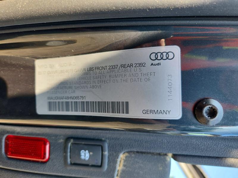 Продаж на аукціоні авто 2017 Audi A4, vin: WAUGMAF48HN065791, номер лоту: 58837866