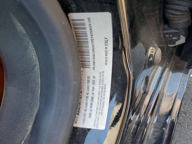 2018 Maserati Ghibli მანქანა იყიდება აუქციონზე, vin: ZAM57XSA8J1295016, აუქციონის ნომერი: 57231496