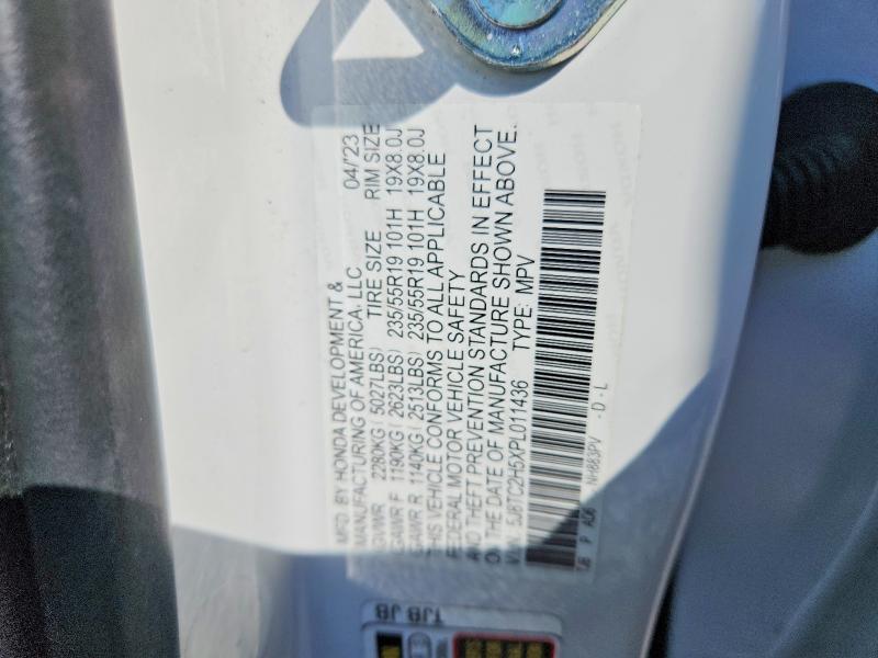 2023 Acura Rdx მანქანა იყიდება აუქციონზე, vin: 5J8TC2H5XPL011436, აუქციონის ნომერი: 56956606