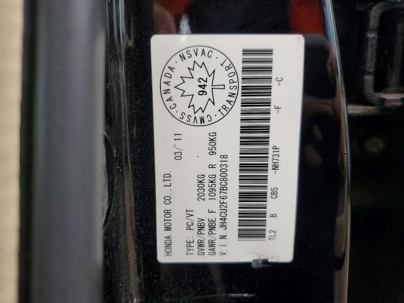 Aukcja sprzedaży 2011 Acura Tsx, vin: JH4CU2F67BC800318, numer aukcji: 58103726