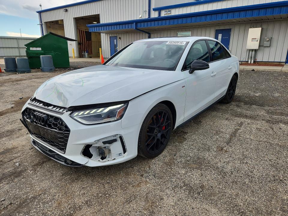 Продажа на аукционе авто 2023 Audi A4, vin: WAUEAAF40PA015800, номер лота: 58260916
