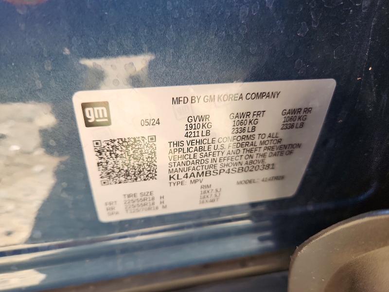 57082526 :رقم المزاد ، KL4AMBSP4SB020381 vin ، 2025 Buick Encore Gx مزاد بيع