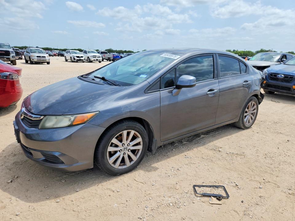 58938976 :رقم المزاد ، 2HGFB2F94CH540362 vin ، 2012 Honda Civic مزاد بيع