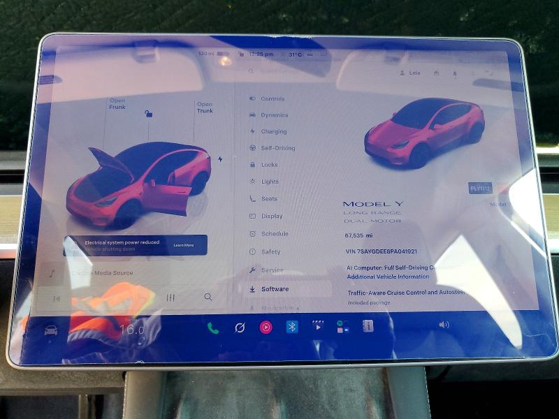 56084176 :رقم المزاد ، 7SAYGDEE8PA041921 vin ، 2023 Tesla Model Y مزاد بيع
