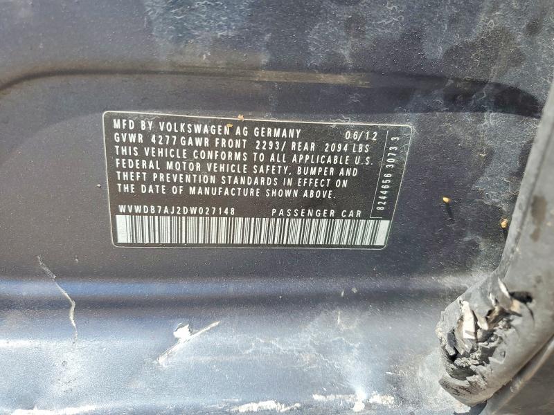 Aukcja sprzedaży 2013 Volkswagen Golf, vin: WVWDB7AJ2DW027148, numer aukcji: 58353916