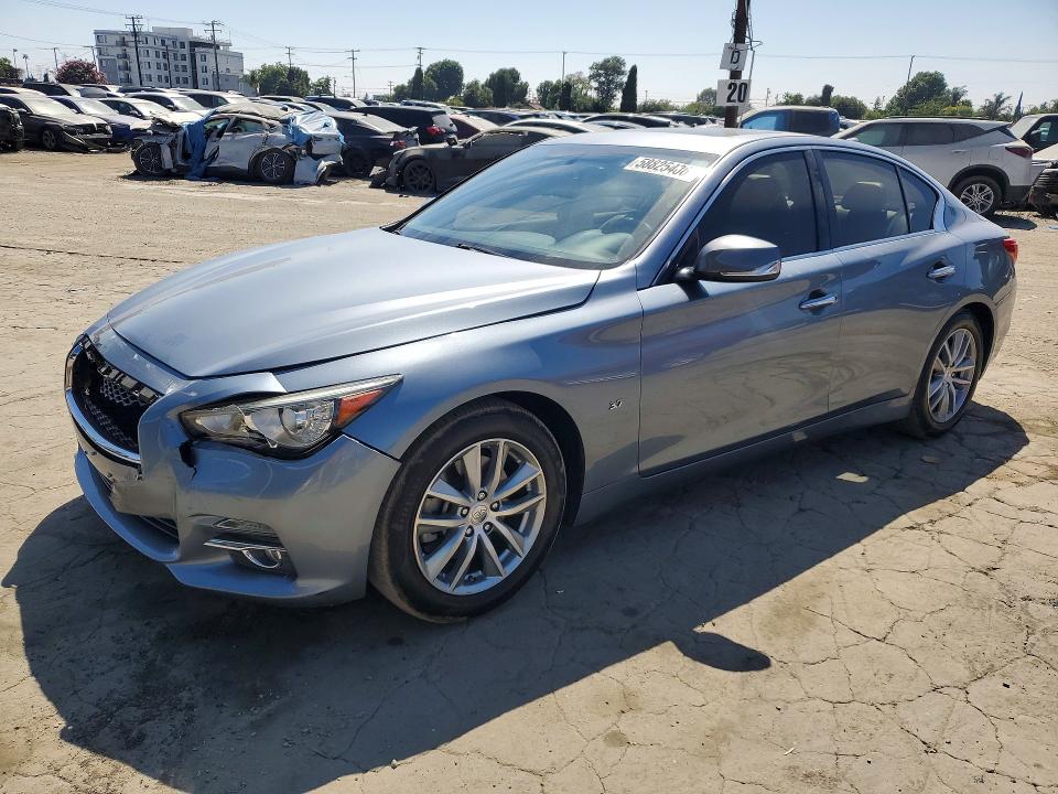 2015 Infiniti Q50 მანქანა იყიდება აუქციონზე, vin: JN1BV7AP6FM356441, აუქციონის ნომერი: 58825486