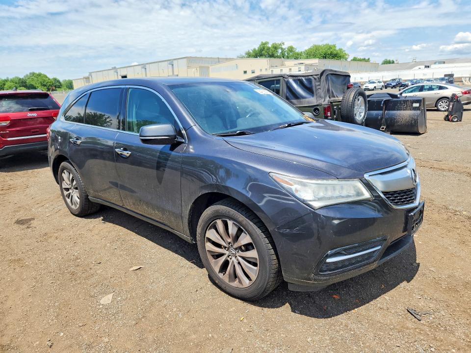 58573836 :رقم المزاد ، 5FRYD4H45FB004124 vin ، 2015 Acura Mdx مزاد بيع